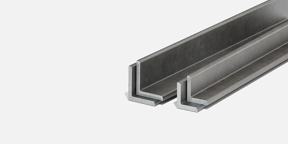 Уголок стальной равнополочный